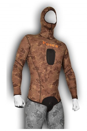 Σακάκι κατάδυση: Comfort Camo Rust 5,0 mm.